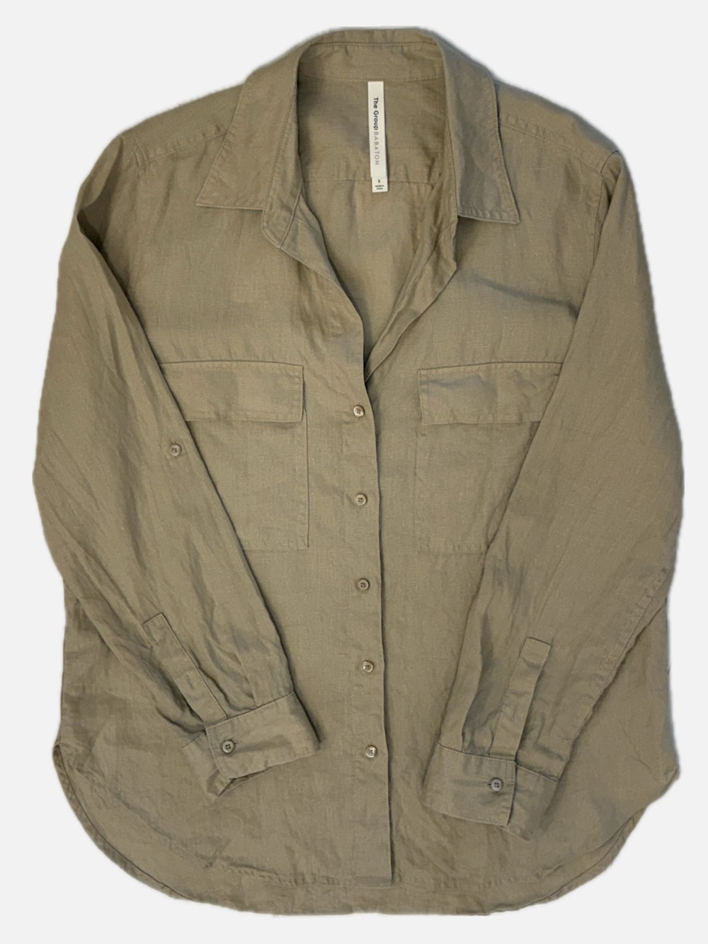 Aritzia Babaton Utility Linen Shirt